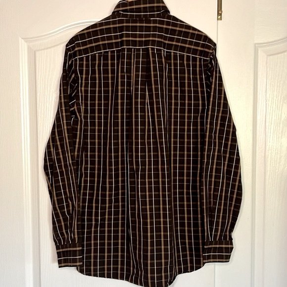 TOMMY HILFIGER plaid long sleeve button down shirt - Picture 3 of 4